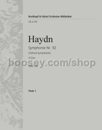 Symphony No. 92 in G major, Hob I:92, 'Oxford' - viola part
