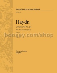 Symphony No. 94 in G major, Hob I:94, 'The Surprise' - wind parts