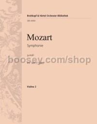 Symphony No. 25 in G minor, KV 183 - violin 2 part