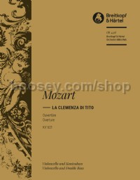La Clemenza di Tito K. 621 - Overture - cello/double bass part