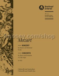 Piano Concerto No. 22 in Eb major KV482 - cello/double bass part