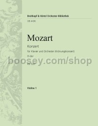 Piano Concerto No. 26 in D major KV 537 - violin 1 part