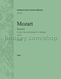 Requiem in D minor K. 626 (Süßmayr) - organ part