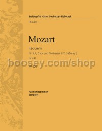 Requiem in D minor K. 626 (Süßmayr) - wind parts