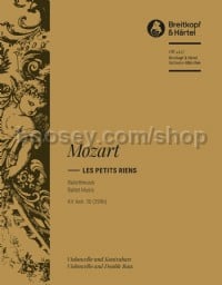 Les petits riens KV Anh. 10 (299b) - cello/double bass part