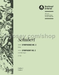 Symphony No. 2 in Bb major, D 125 - violin 1 part