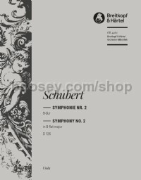 Symphony No. 2 in Bb major, D 125 - viola part
