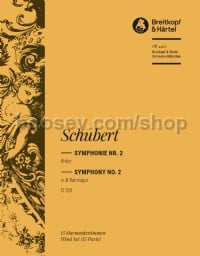 Symphony No. 2 in Bb major, D 125 - wind parts