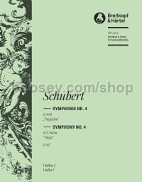 Symphony No. 4 in C minor, D 417 - violin 1 part