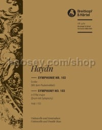 Symphony No. 103 in Eb major, Hob I:103, 'Drum-roll' - cello/double bass part