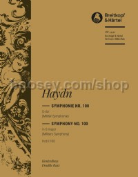 Symphony No. 100 in G major, Hob I:100, 'Military' - double bass part