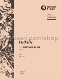 Symphony No. 101 in D major, Hob I:101, 'The Clock' - violin 2 part