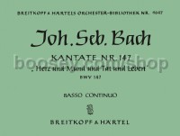 Cantata No. 147 Herz und Mund und - basso continuo (organ) part
