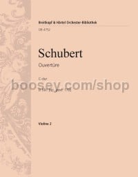 Ouvertüre in C major D 591 - violin 2 part