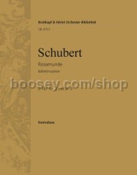 Rosamunde - Ballet Music, D 797, No. 2 & No. 9 - double bass part
