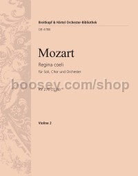 Regina coeli in C major K. 276 (321b) - violin 2 part