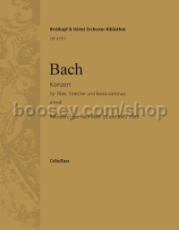 Flute Concerto in E minor - cello/double bass part