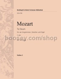 Te Deum in C major, K. 141 (66b) - violin 2 part