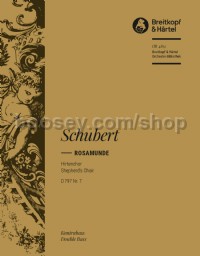 Rosamunde - Hirtenchor, D 797, No. 7 - double bass part