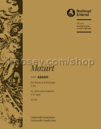 Adagio in E major KV 261 - cello/double bass part