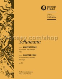 Concert Piece in F major, op. 86 - wind parts