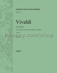 Concerto in E minor RV 275 - violin solo part