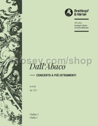 Concerto à più Istrumenti in E minor Op. 5/3 - violin 1 part