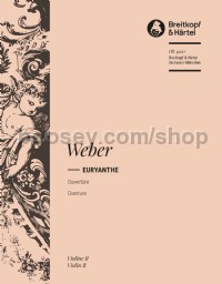 Euryanthe - Ouvertüre - violin 2 part