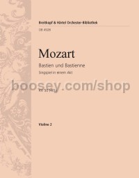 Bastien u. Bastienne KV 50 - violin 2 part