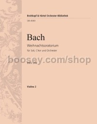Christmas Oratorio BWV 248 - violin 2 part