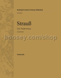 Die Fledermaus, op. 367 - Ouvertüre - cello part