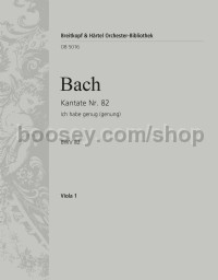 Cantata No. 82 (Fassung f. Sopran) - viola part