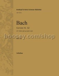 Cantata No. 82 (Fassung f. Sopran) - cello/double bass part