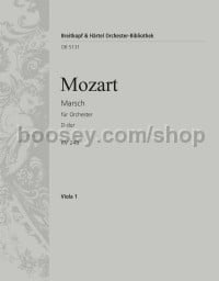 March in D major K. 249 - viola part