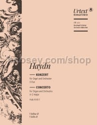 Organ Concerto in C major, Hob XVIII:1 - violin 2 part