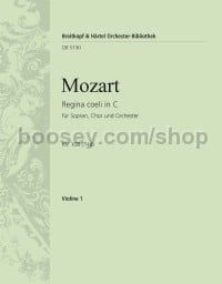 Regina coeli in C major K. 108 (74d) - violin 1 part