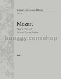 Regina coeli in C major K. 108 (74d) - viola part