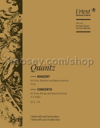 Flute Concerto in G major, QV 5:174 - cello/double bass part