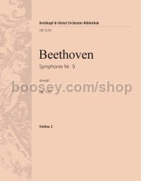 Symphony No. 9 in D minor, op. 125 - violin 2 part