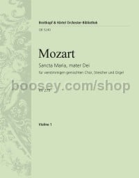 Sancta Maria, mater Dei K. 273 - violin 1 part