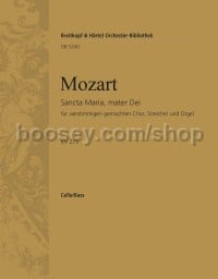 Sancta Maria, mater Dei K. 273 - cello/double bass part