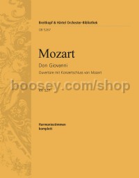 Don Giovanni KV 527 - Overture - wind parts