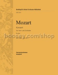 Horn Concerto in Eb major KV 370b/371 - wind parts