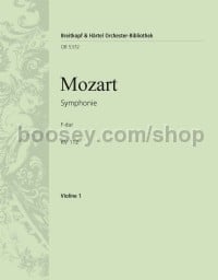 Symphony No. 13 in F major, KV 112 - violin 1 part