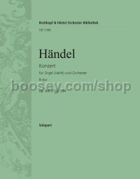 Organ Concerto in Bb major, Op. 4, No. 6, HWV294 - harp solo part