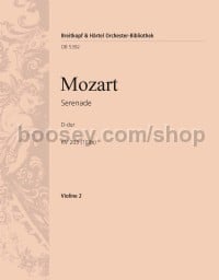 Serenade in D major K. 203 (189b) - violin 2 part