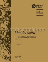 Hebrides Overture, op. 26 - cello part