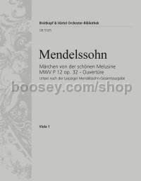 Märchen von der schönen Melusine, op. 32 - Ouvertüre - viola part
