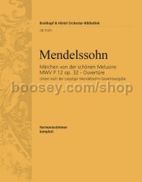 Märchen von der schönen Melusine, op. 32 - Ouvertüre - wind parts