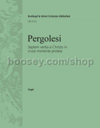 Septem verba a Christo in cruce moriente prolata - basso continuo (organ) part